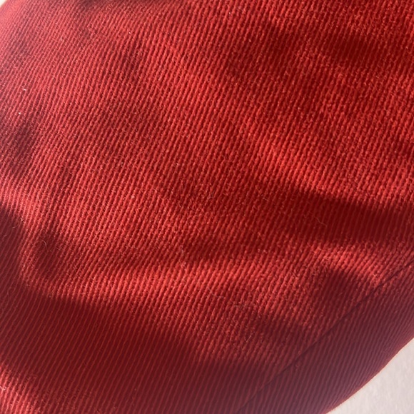 Jones New York red petite jacket metal snap - Picture 3 of 9